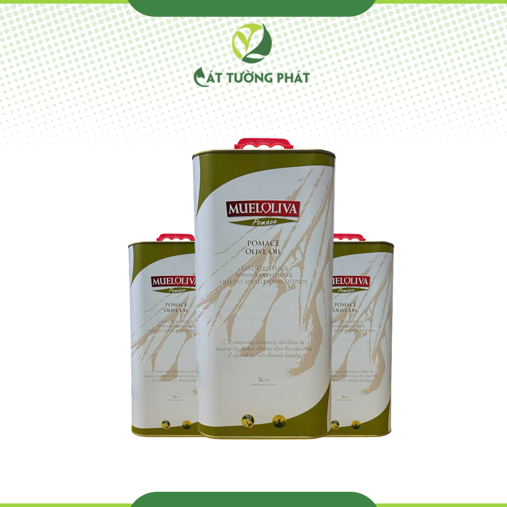 Dầu Oliu Pomace Mueloliva 5l -  Pomace Olive Oil 5l - Can Thiếc