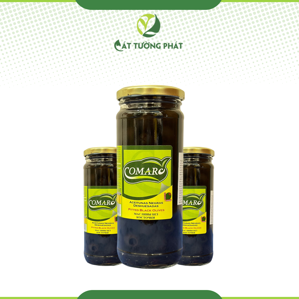 Quả Oliu đen nguyên trái tách hạt 435g