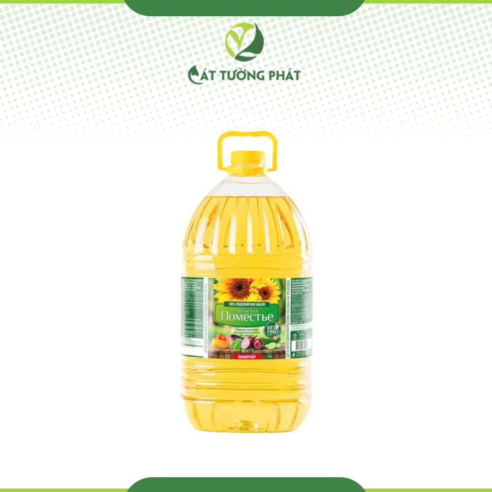 Dầu Hướng Dương Hữu Cơ Cao Cấp Altai Estate Nhập Khẩu Nga 5L