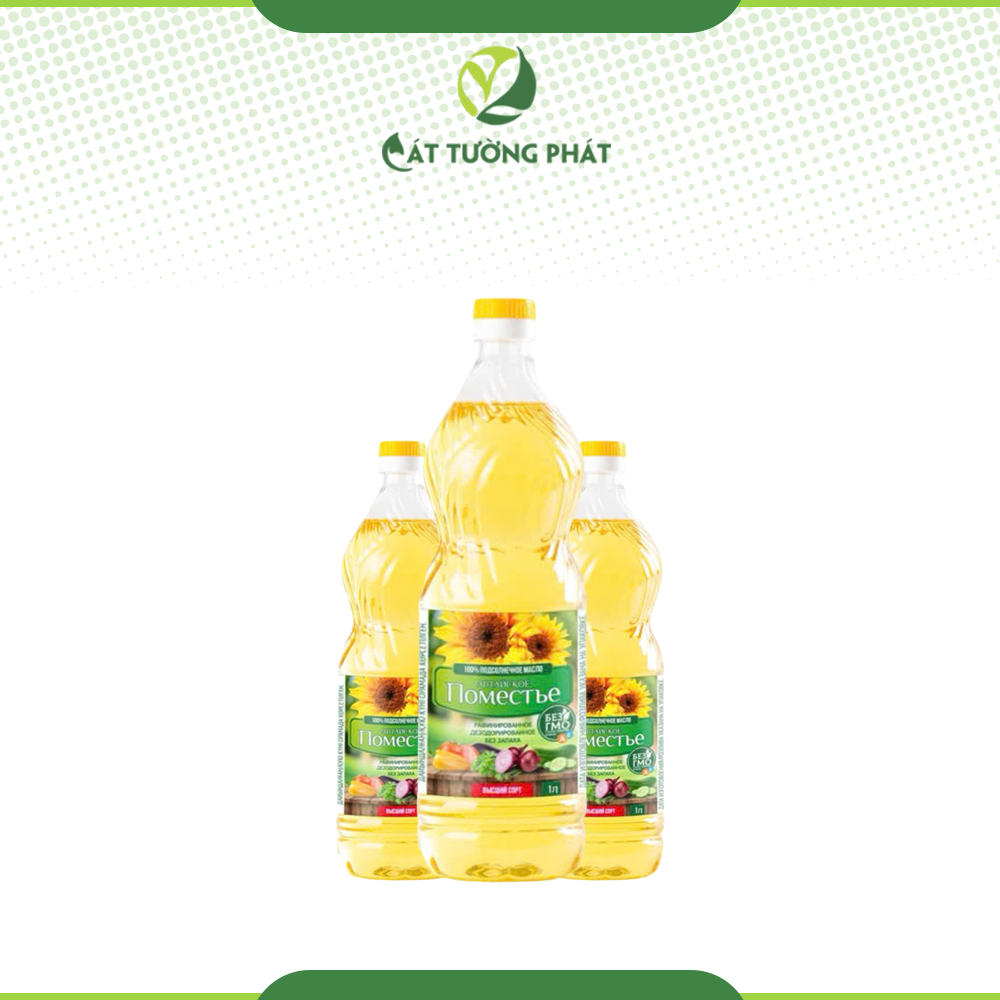 Dầu Hướng Dương Hữu Cơ Cao Cấp Altai Estate Nhập Khẩu Nga 1L