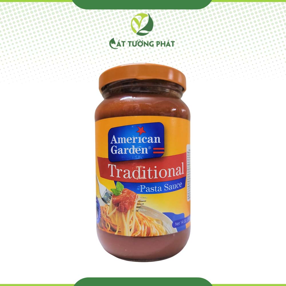 Sốt mì Ý truyền thống American Garden 397g - Traditional Pasta Sauce  
